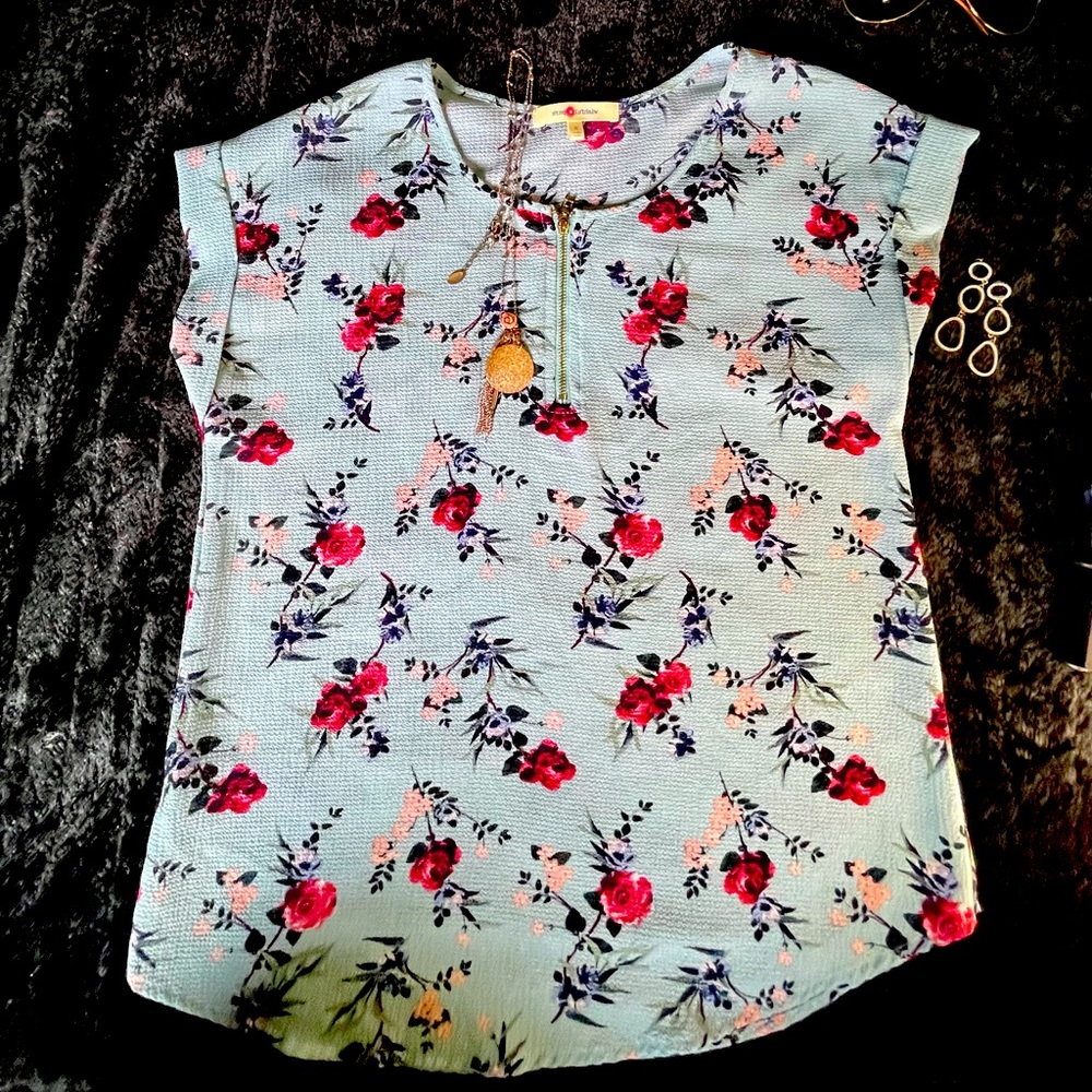 Flowered blouse